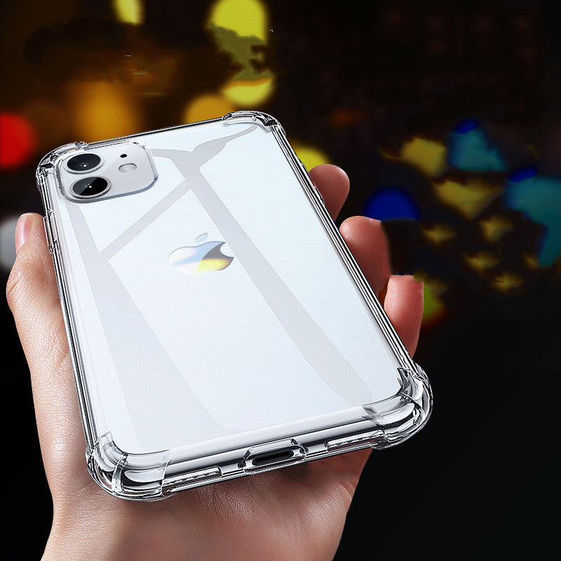 Apple iPhone 13 Pro Max Case - Luxury Transparent Shockproof Silicone Compatible Apple