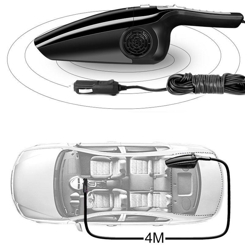 Water Vacuum Cleaner For Car: 12V Portable Aspirateur Voiture Handheld Vacuum Cleaner