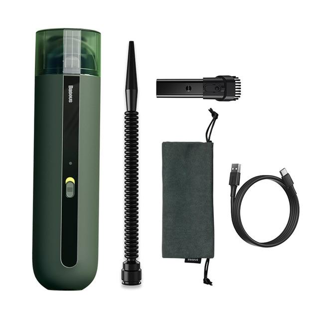Car Vacuum Cleaner: Baseus Portable Wireless Handheld Mini For Home/Car/Office 5000Pa Suction