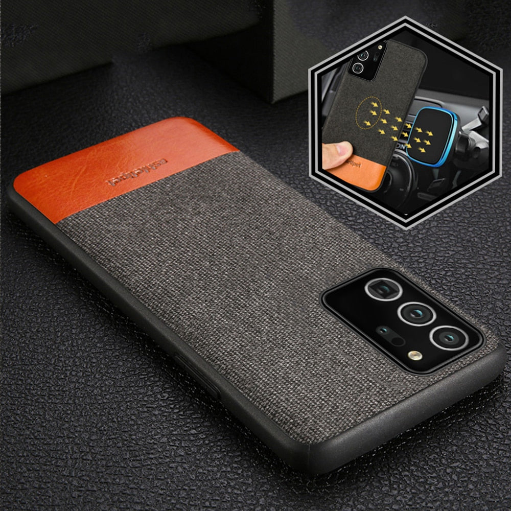 Samsung S21 Ultra Case: Canvas+ Leather Magnetic Case