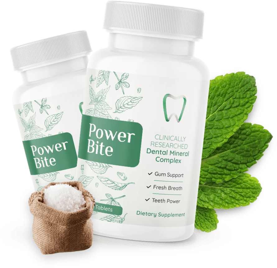 PowerBite Natural Supplements For Supporting Healthy Teeth And Gums
