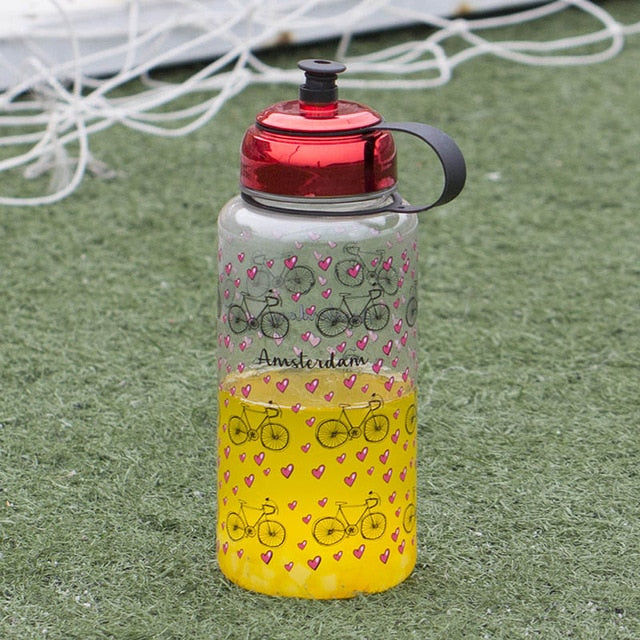 Water Bottles: 1000ml Sports Water Bottle Tritan Tour sport bpa free