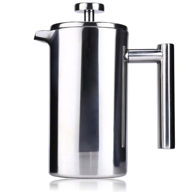 1000ml Stainless Steel French Cafetiere Permanent Coffee Filter Basket Espresso