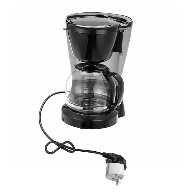 110/220 V 800W 1.2L Electric Drip Coffee Tea Espresso Maker Automatic Filter Machine 10-12 Cups Anti-drip Nylon Filter Swing-out