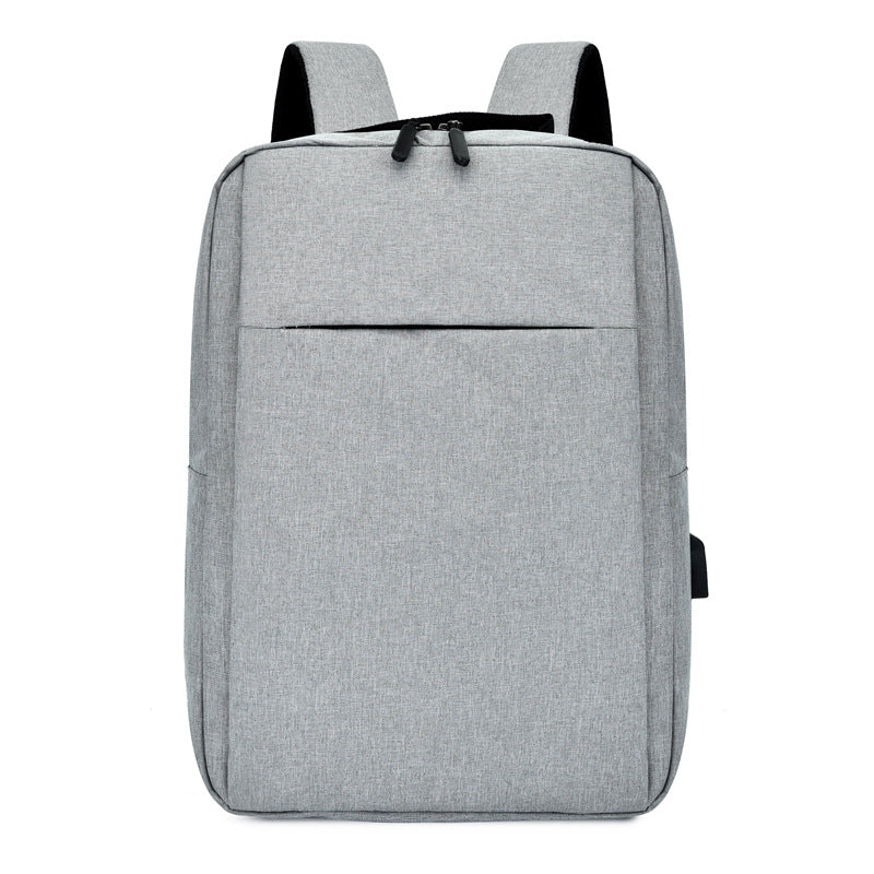 Dealsdom USB Backpack Simple Casual Female Computer Bag