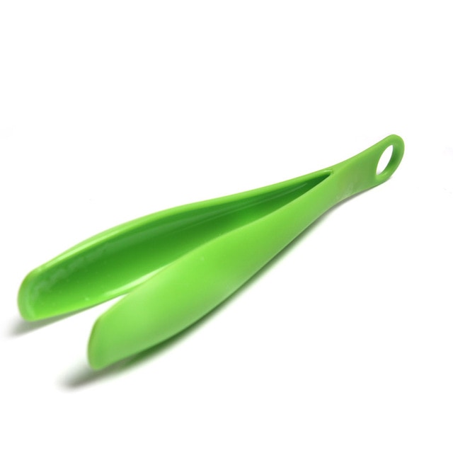 14.7*3.5cm Plastic Color Food Tongs Non-Stick Barbecue Clip Food Salad Tong Kitchen Tools Utensils Accessories 3Colors