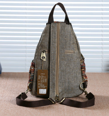 Dealsdom Women's Shoulder Backpack Bag Canvas Retro Small