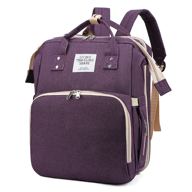 Dealsdom Backpack Large Capacity Multifunctional Foldable Mother Bag