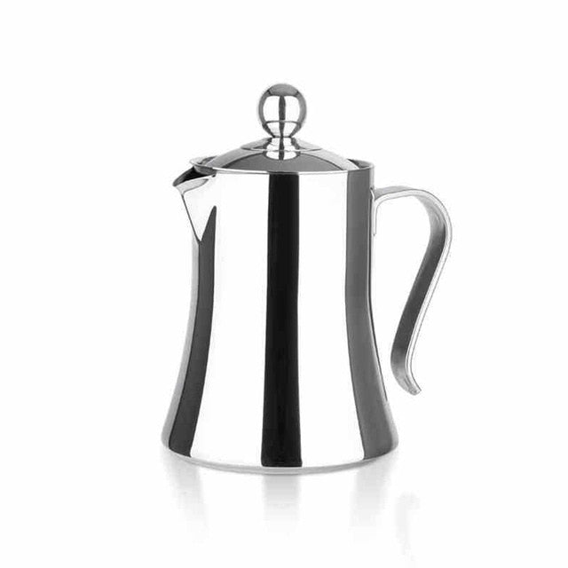 1L/1.2L/1.5L Coffee Maker Stainless Steel French Press Coffee Tea Pot Coffee Maker Pot Percolator Tools Mini Coffee Machine