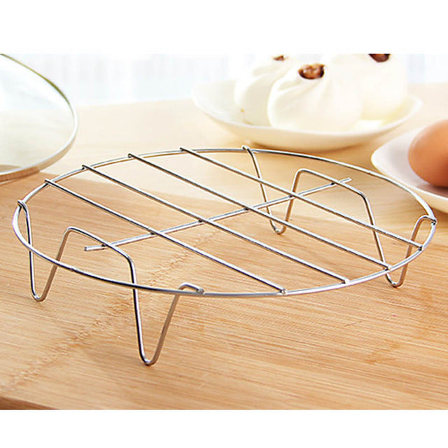 1PC Portable Stainless Steel Steamer Rack insert Stock Pot Steaming Tray Stand Cookware Tool Kitchen Gadgets Pot Accessories