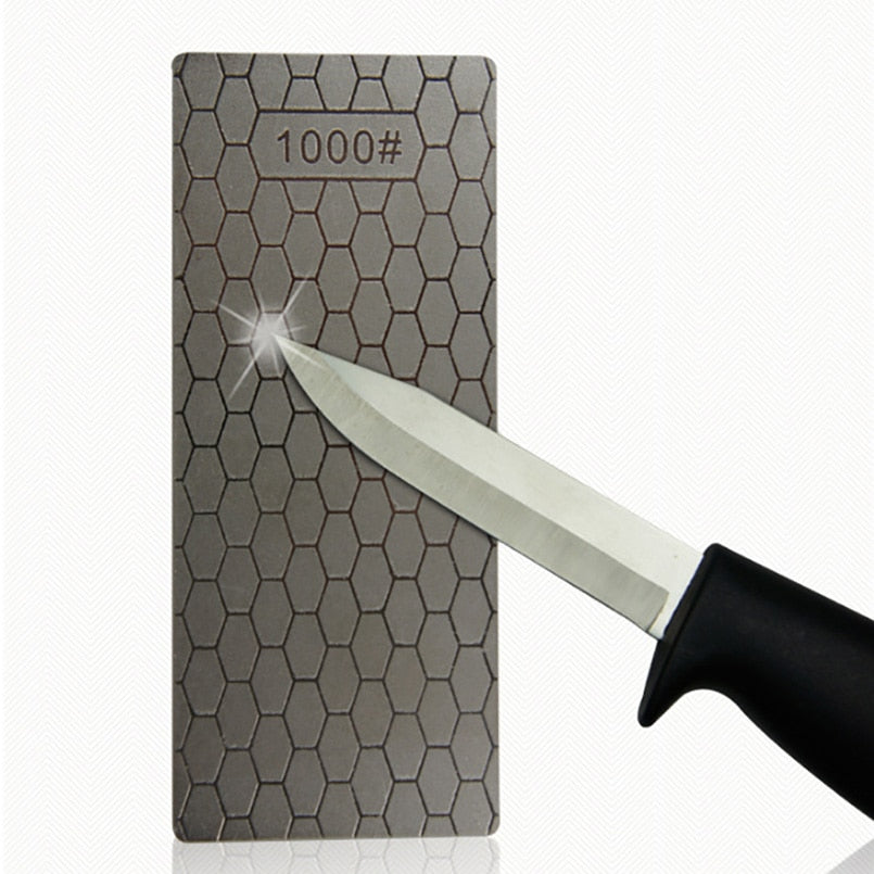 1PC Portable Ultra-thin Diamond Sharpening Stone 150*63*1mm Honeycomb Surface Whetstone Knife Sharpener Kitchen Grinding Tool