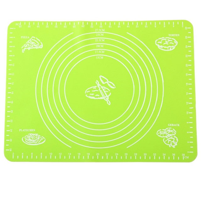 1pc Non-Stick Silicone Mat Rolling Dough Liner Pad Pastry Cake  Bakeware Paste Flour Table Sheet Kitchen Tools