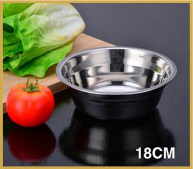 1pcs Bowls Stainless Steel Baby Feeding Bowl Food Snacks Bowl Salad Mixing Bowl Kitchen Cooking Tools Food Rice Fruit Tableware