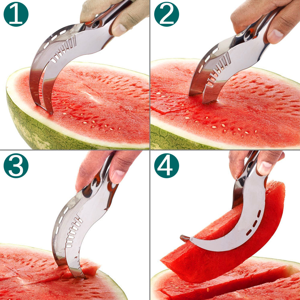 20.8*2.6*2.8CM Stainless Steel Watermelon Slicer Cutter Knife Corer Fruit Vegetable Tools Kitchen Gadgets