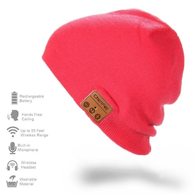 2018 Wireless Bluetooth headphone headset earphone smart music hat Warm Beanies Winter Hat with Speaker Mic Best Christmas gift