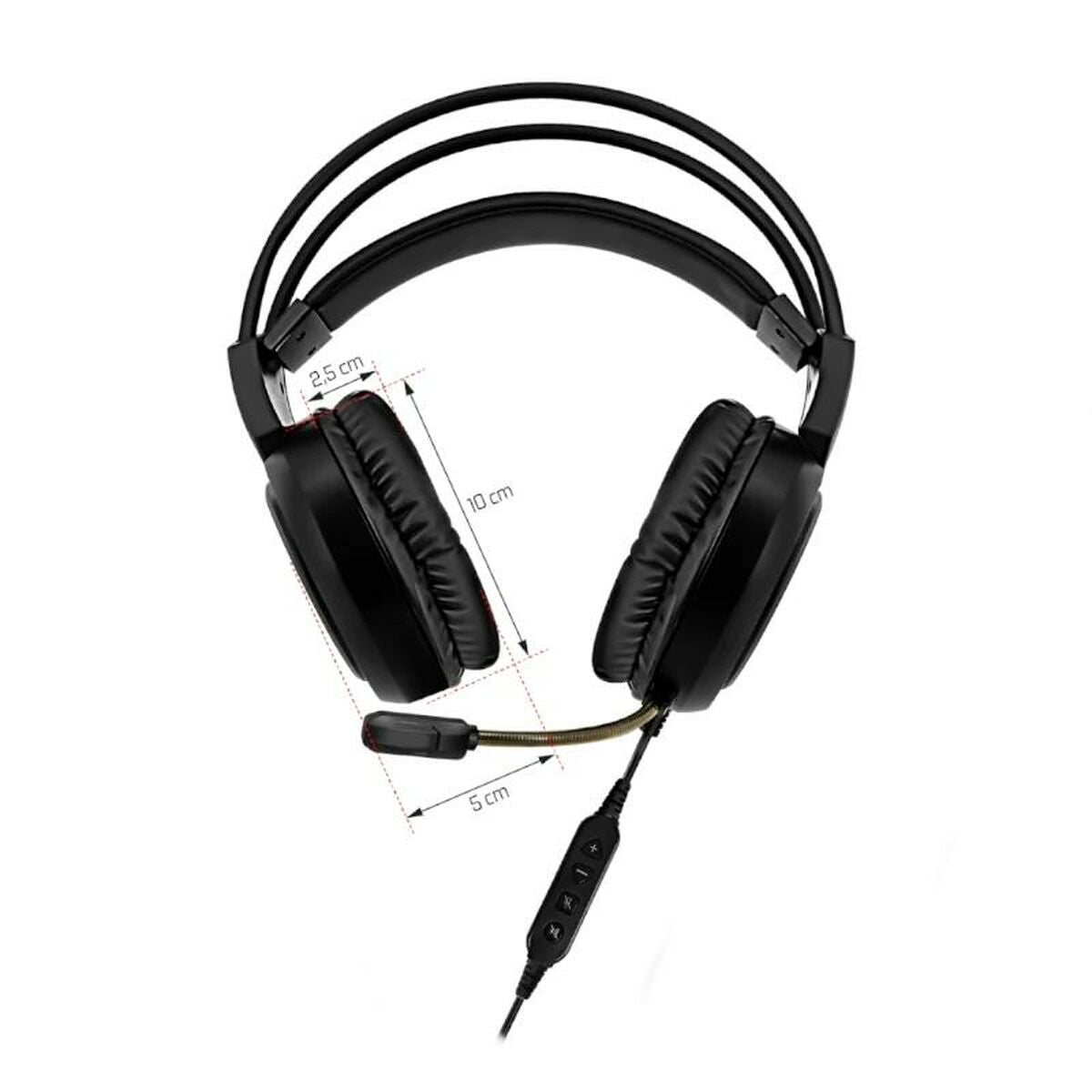 Auricular con Micrófono Spirit of Gamer Elite H10 Negro