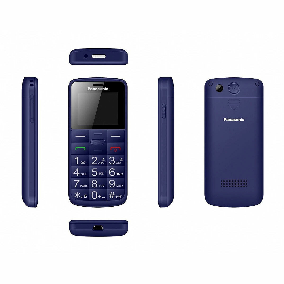 Mobile telephone for older adults Panasonic KX-TU110EXC 1,77" TFT Bluetooth LED Blue