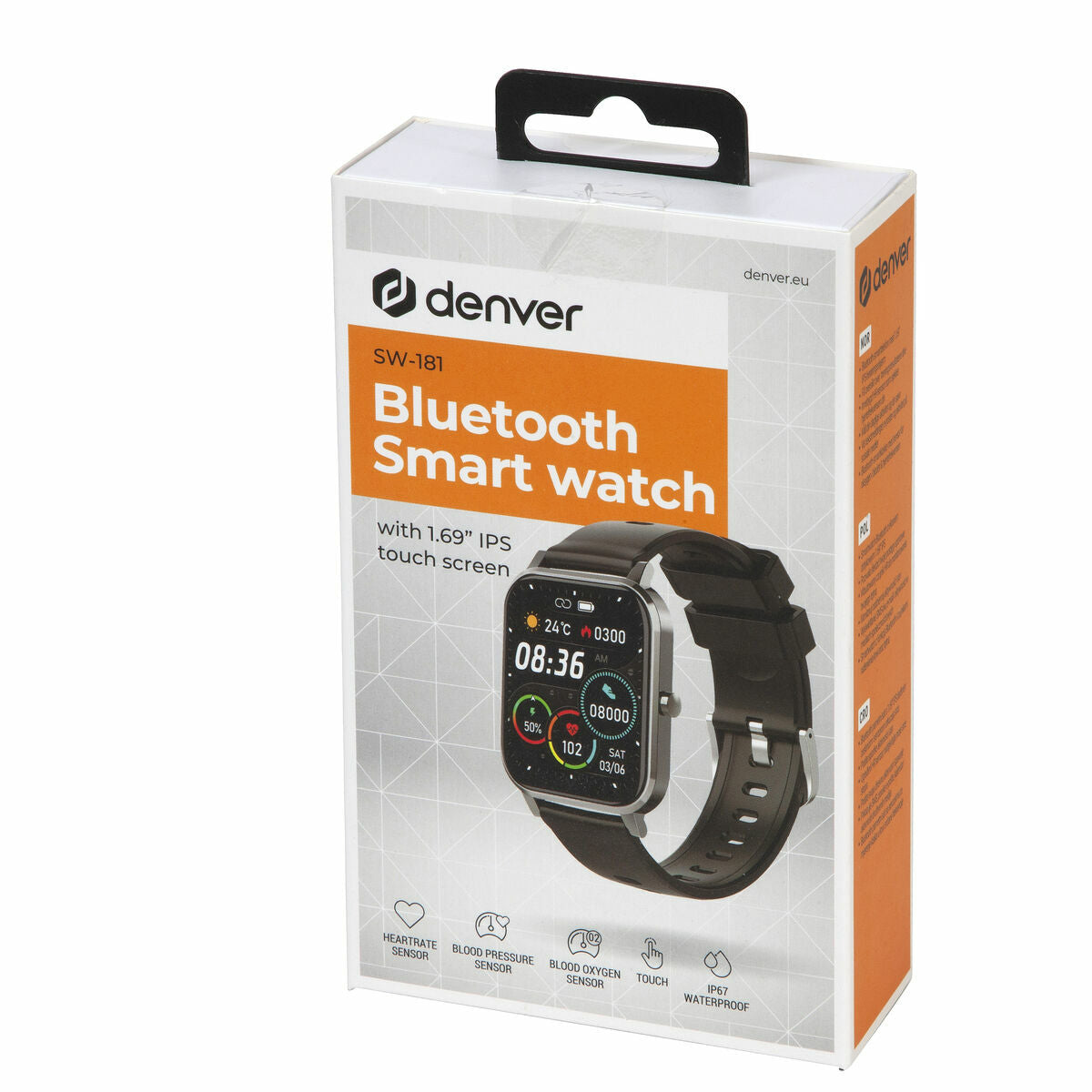 Smartwatch Denver Electronics SW-181 Negro 1,7"