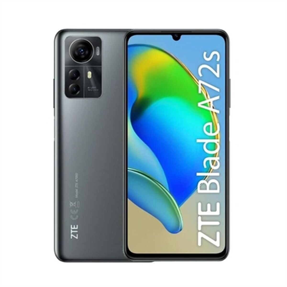 Smartphone ZTE Blade A72s Grey 64 GB UNISOC T606 3 GB RAM