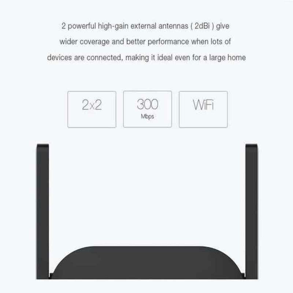 Wi-Fi Amplifier Xiaomi DVB4235GL Black 300 Mbps