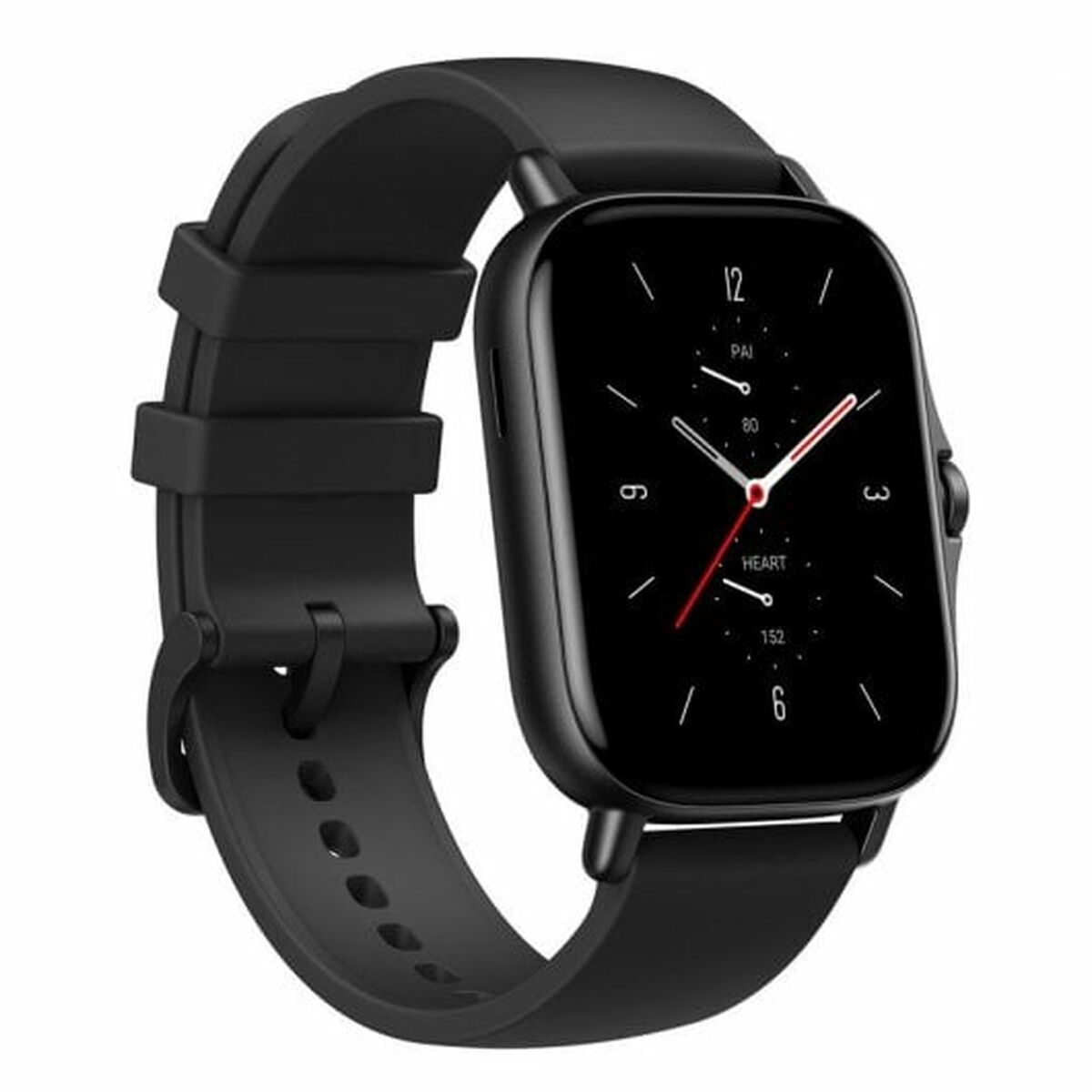 Montre intelligente Amazfit Smartwatch Fitness Tracker with Sleep, S 1,65" AMOLED GPS 246 mAh 1,65" Noir Midnight black 43 mm