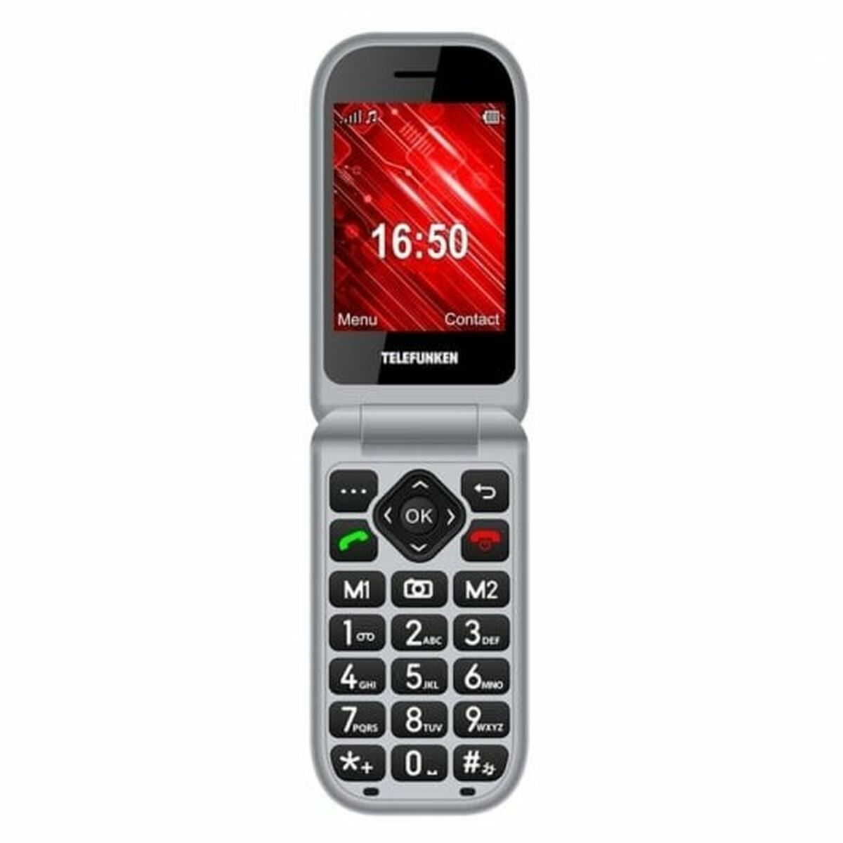 Téléphone portable pour personnes âgées Telefunken S450 Bleu