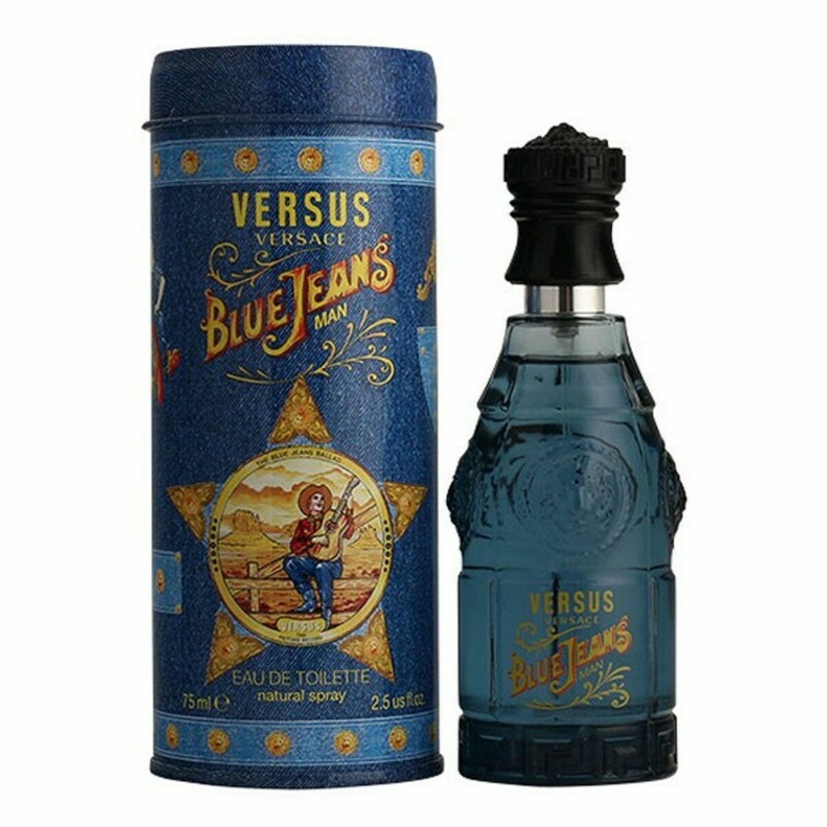 Men's Perfume Blue Jeans Versace Blue Jeans EDT (75 ml)