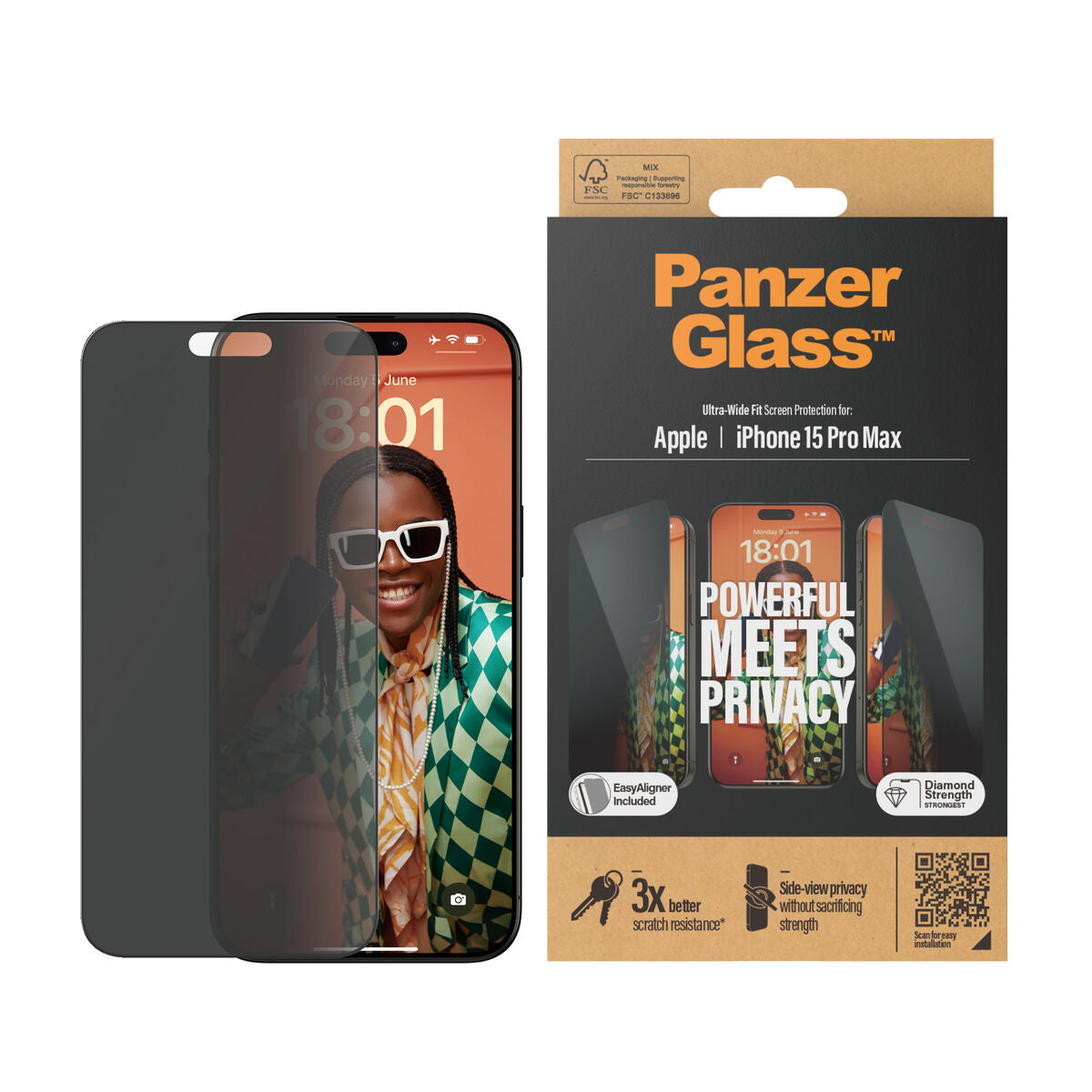 Film Protecteur pour Téléphone Portable Panzer Glass P2812 Apple