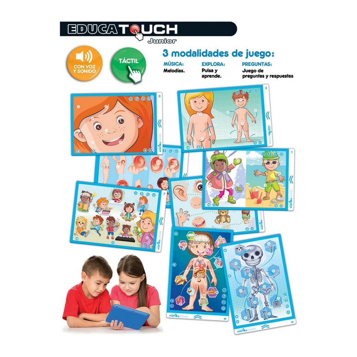 Tablette interactive pour enfants Educa Educa Touch Junior: El Cuerpo Humano