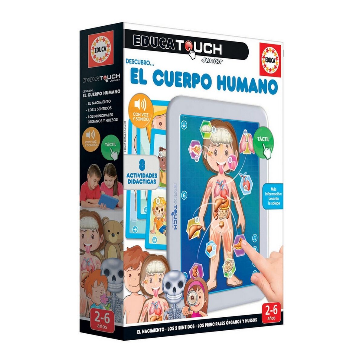 Tablette interactive pour enfants Educa Educa Touch Junior: El Cuerpo Humano