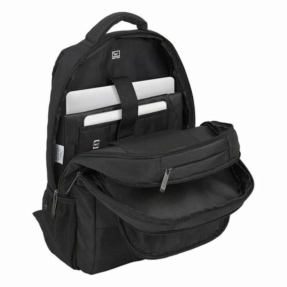 Rucksack for Laptop and Tablet with USB Output Safta 15,6'' Black 30 x 43 x 16 cm
