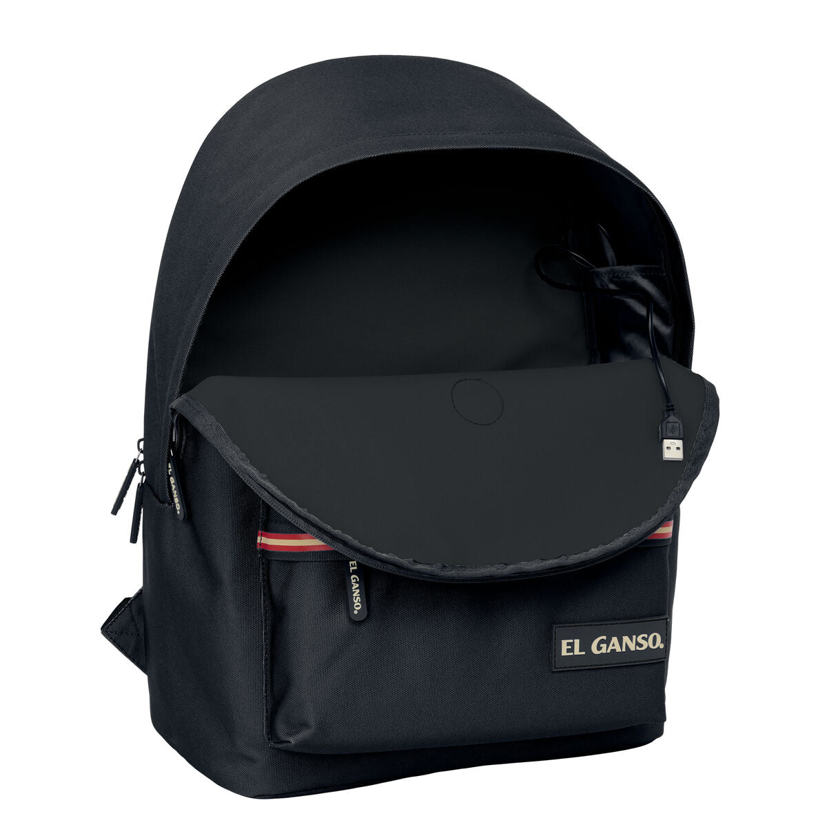 Laptop Backpack El Ganso Basics Black 31 x 44 x 18 cm