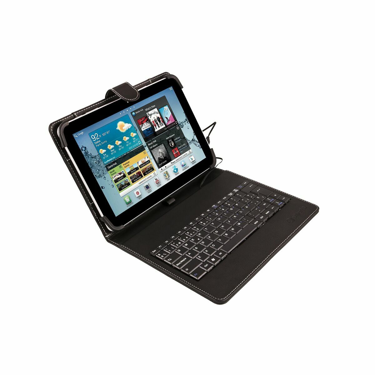 Funda para Tablet y Teclado Silver Electronics 111916040199 Qwerty Español 9"-10.1"