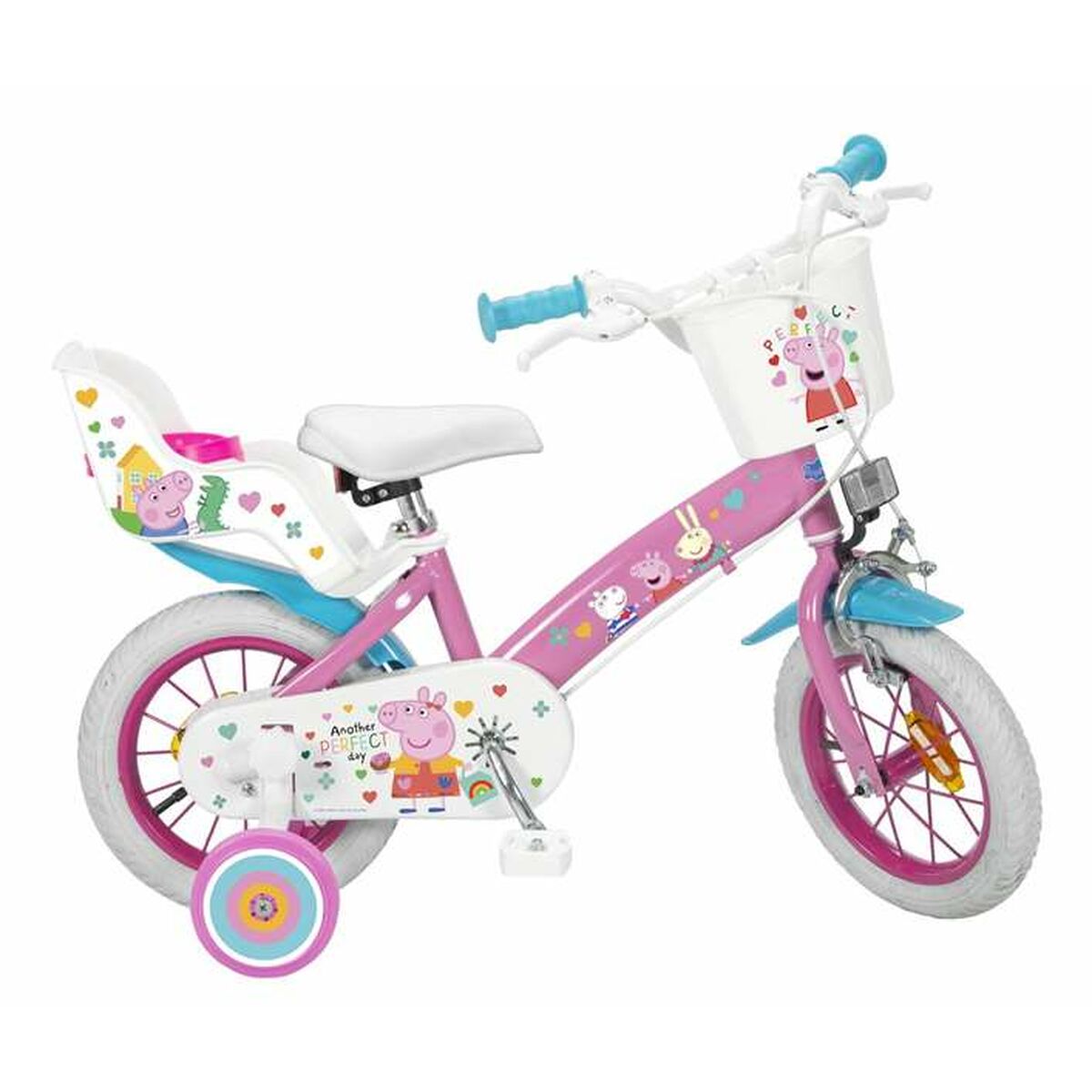 Vélo pour Enfants Peppa Pig   12" Rose