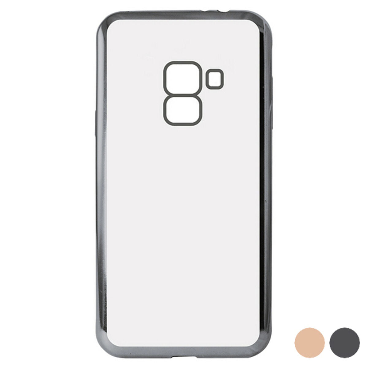 Mobile cover Galaxy A8 2018 Flex Metal