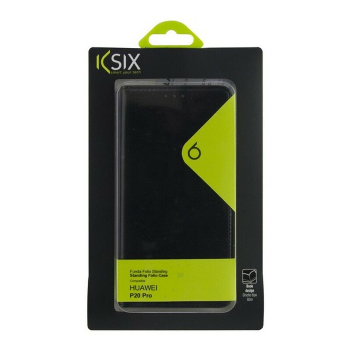 Housse Folio pour Mobile Huawei P 20 Pro KSIX Noir