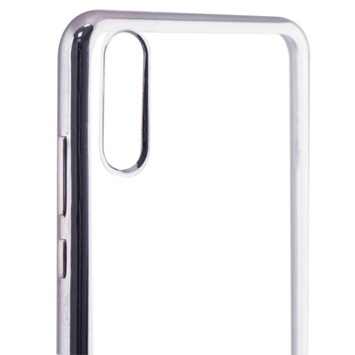 Mobile cover Huawei P20 KSIX Flex Metal TPU Flexible