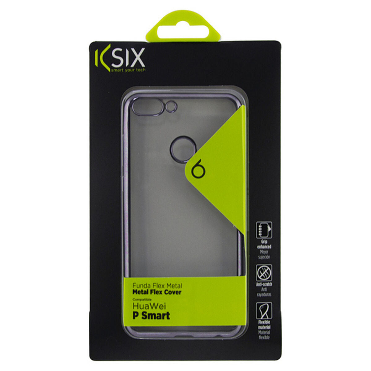 Protection pour téléphone portable Huawei P Smart KSIX Flex Metal