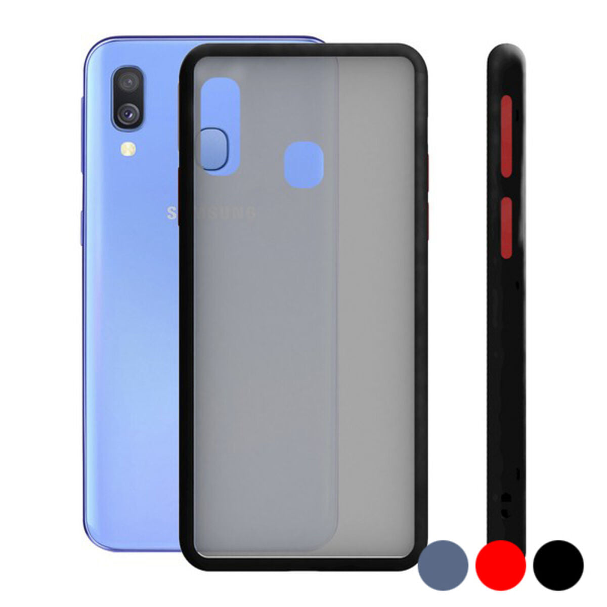 Mobile cover Samsung Galaxy A40 KSIX Duo Soft Samsung Galaxy A40 Samsung