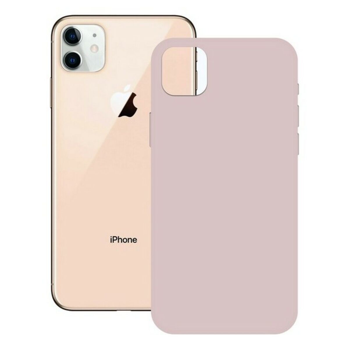 Mobile cover iPhone 12 KSIX Soft Silicone iPhone 12 Mini