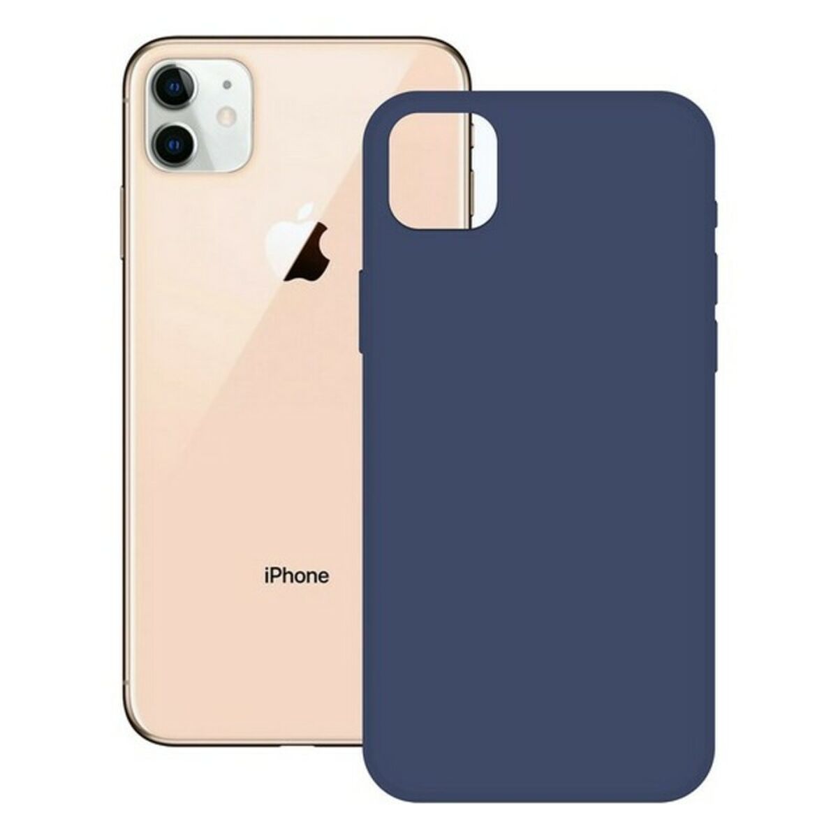 Mobile cover iPhone 12 KSIX Soft Silicone iPhone 12 Mini