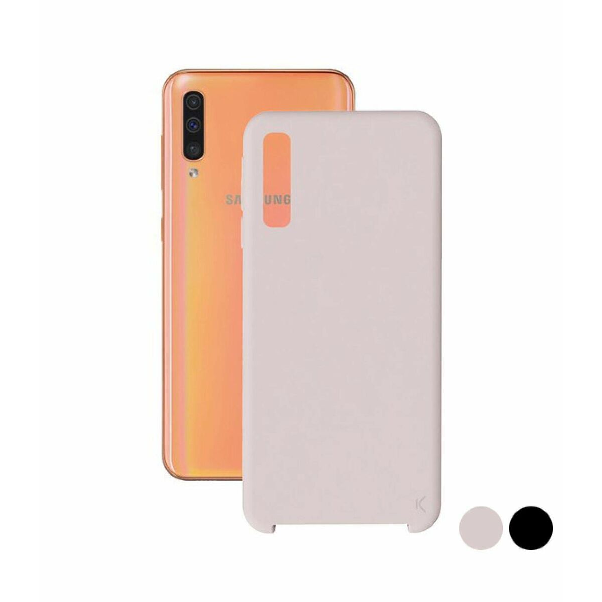 Mobile cover Samsung Galaxy A70 KSIX Soft Samsung