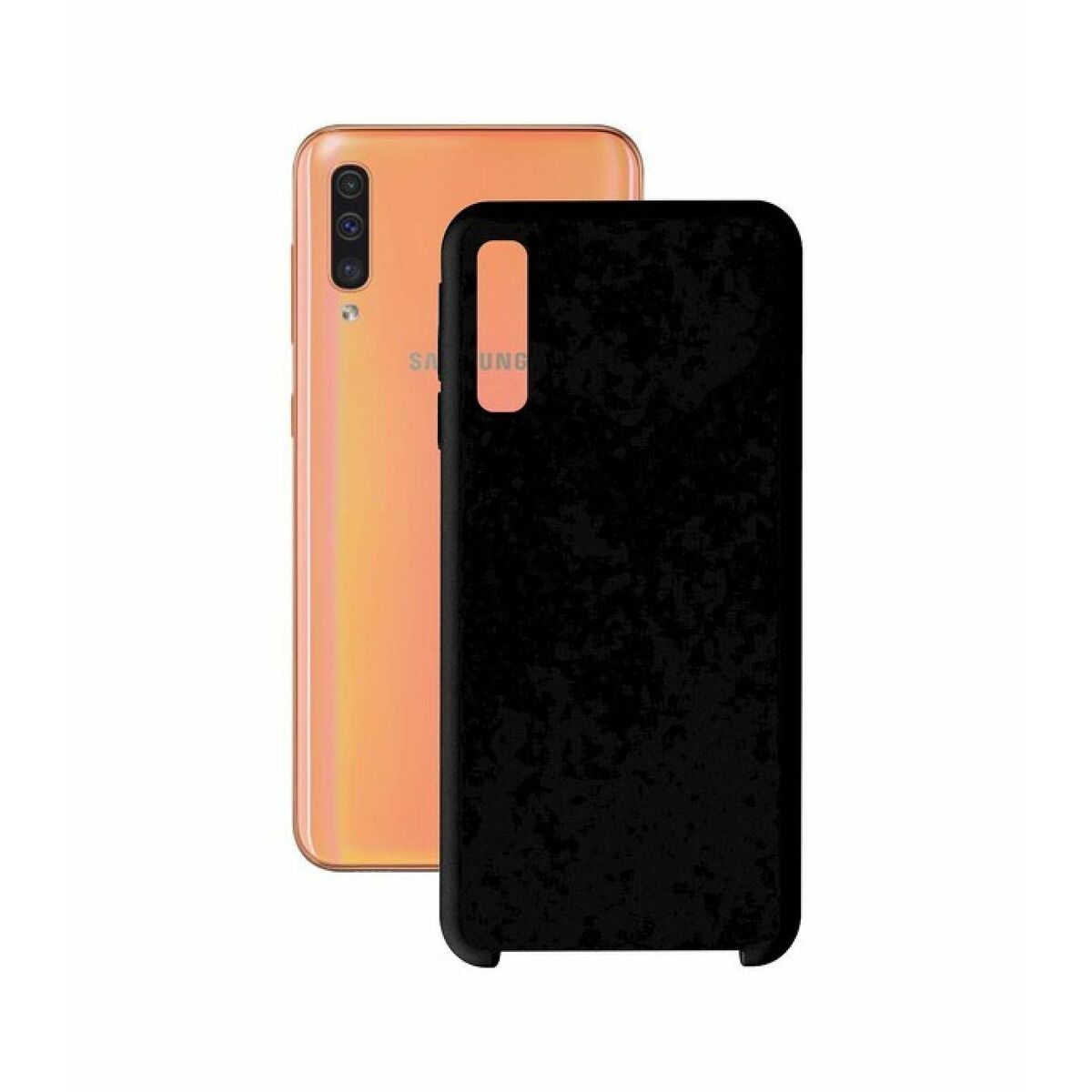 Mobile cover Samsung Galaxy A70 KSIX Soft Samsung