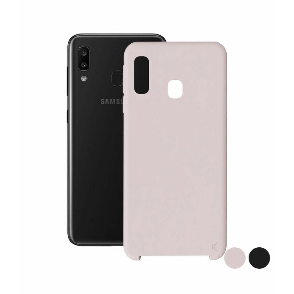 Mobile cover Samsung Galaxy A30 KSIX Soft Samsung