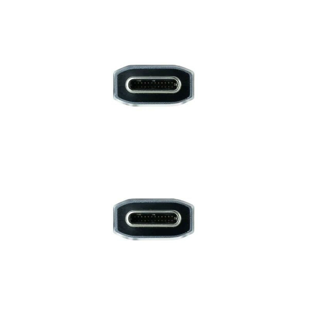 Cable USB C NANOCABLE 10.01.4101-L150-COMB 1,5 m Green
