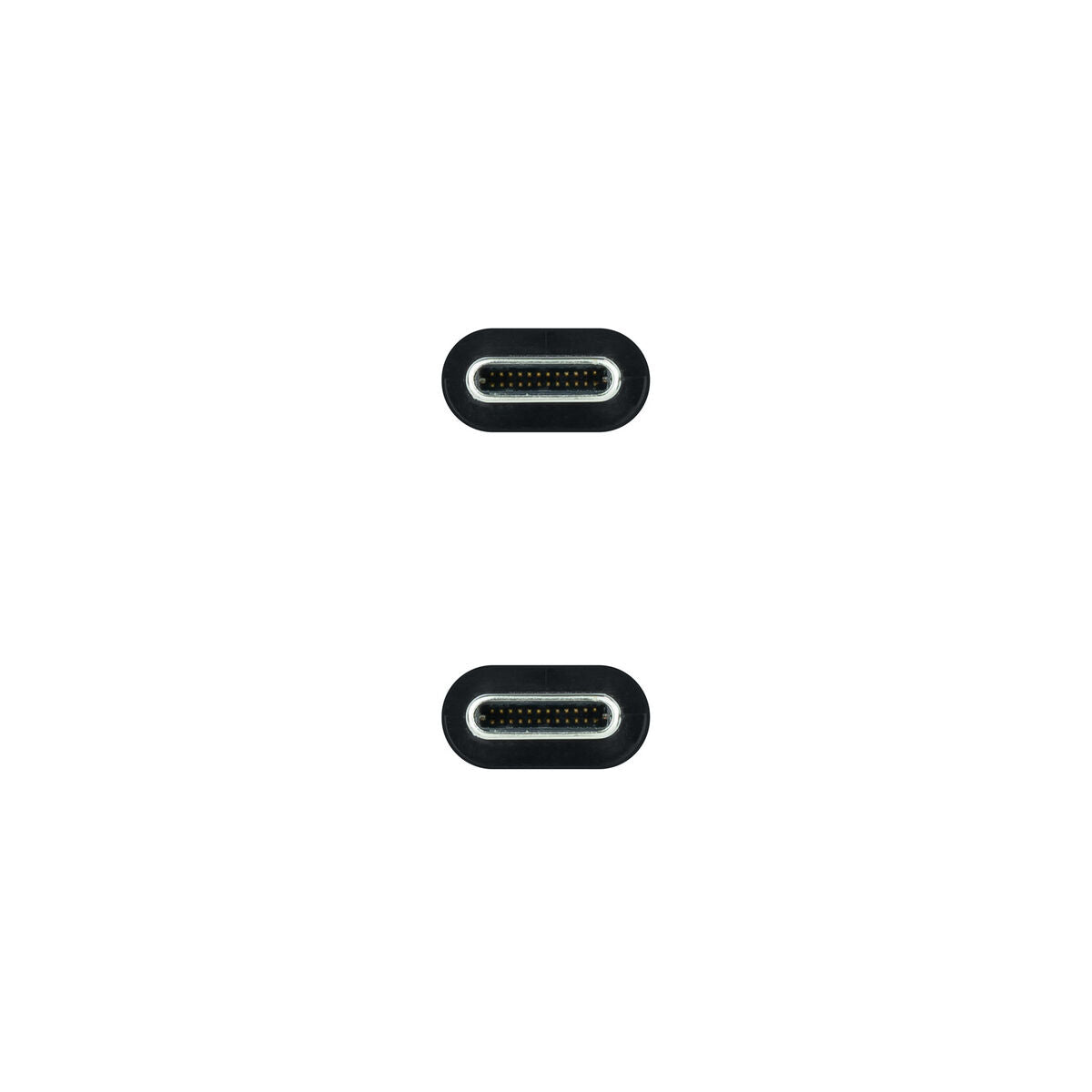 Cable USB C NANOCABLE 10.01.4302-COMB 2 m