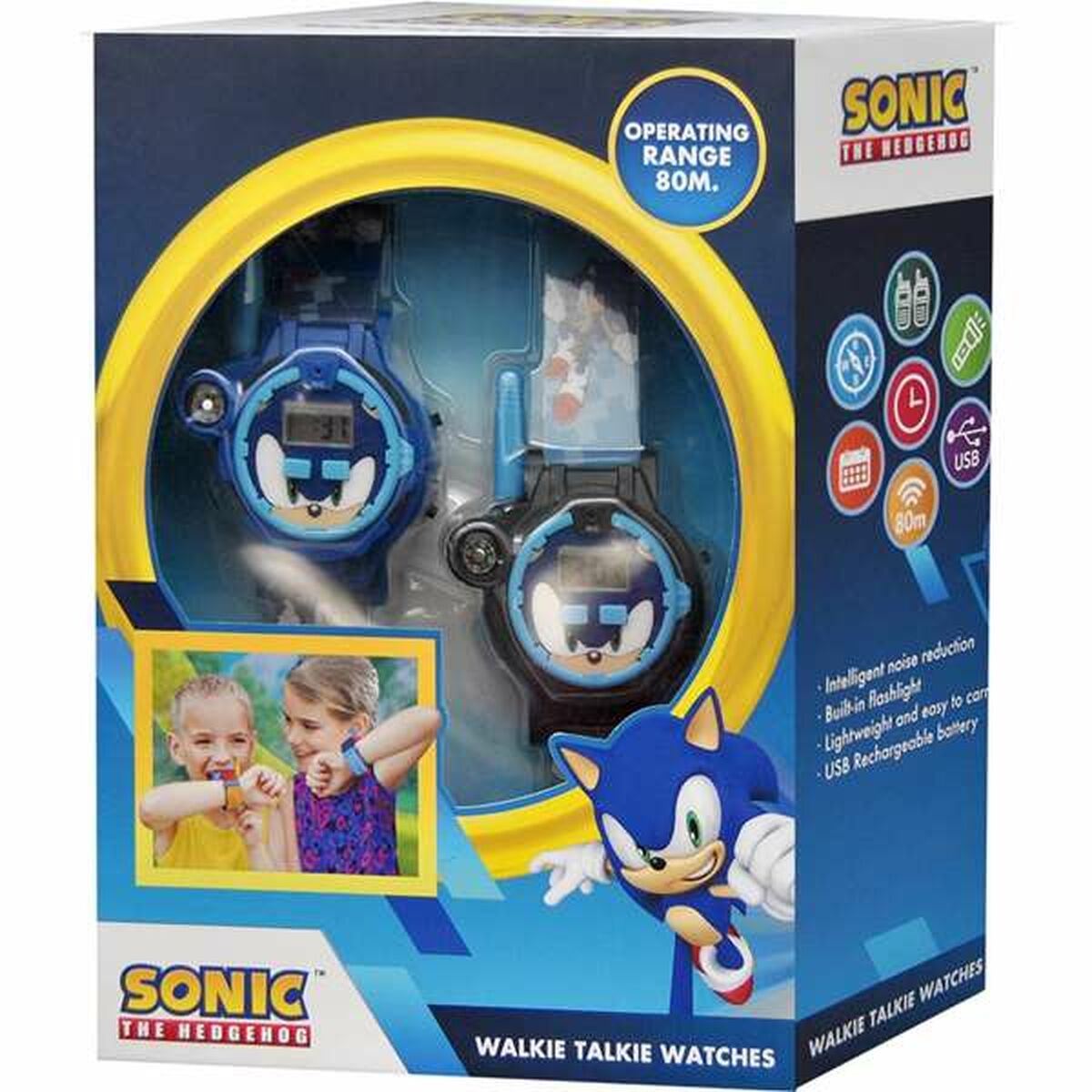 Montre Enfant Sonic Talkie-walkie 2 Pièces