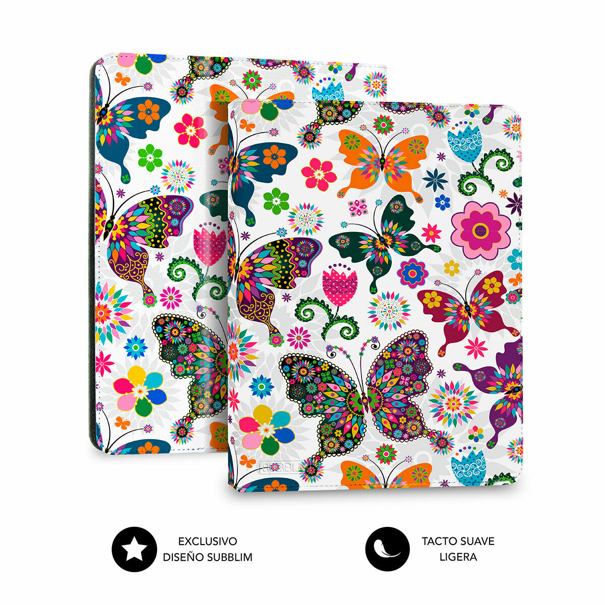 Tablet cover Subblim SUBCUT-4TC013 Multicolour Butterflies 11"