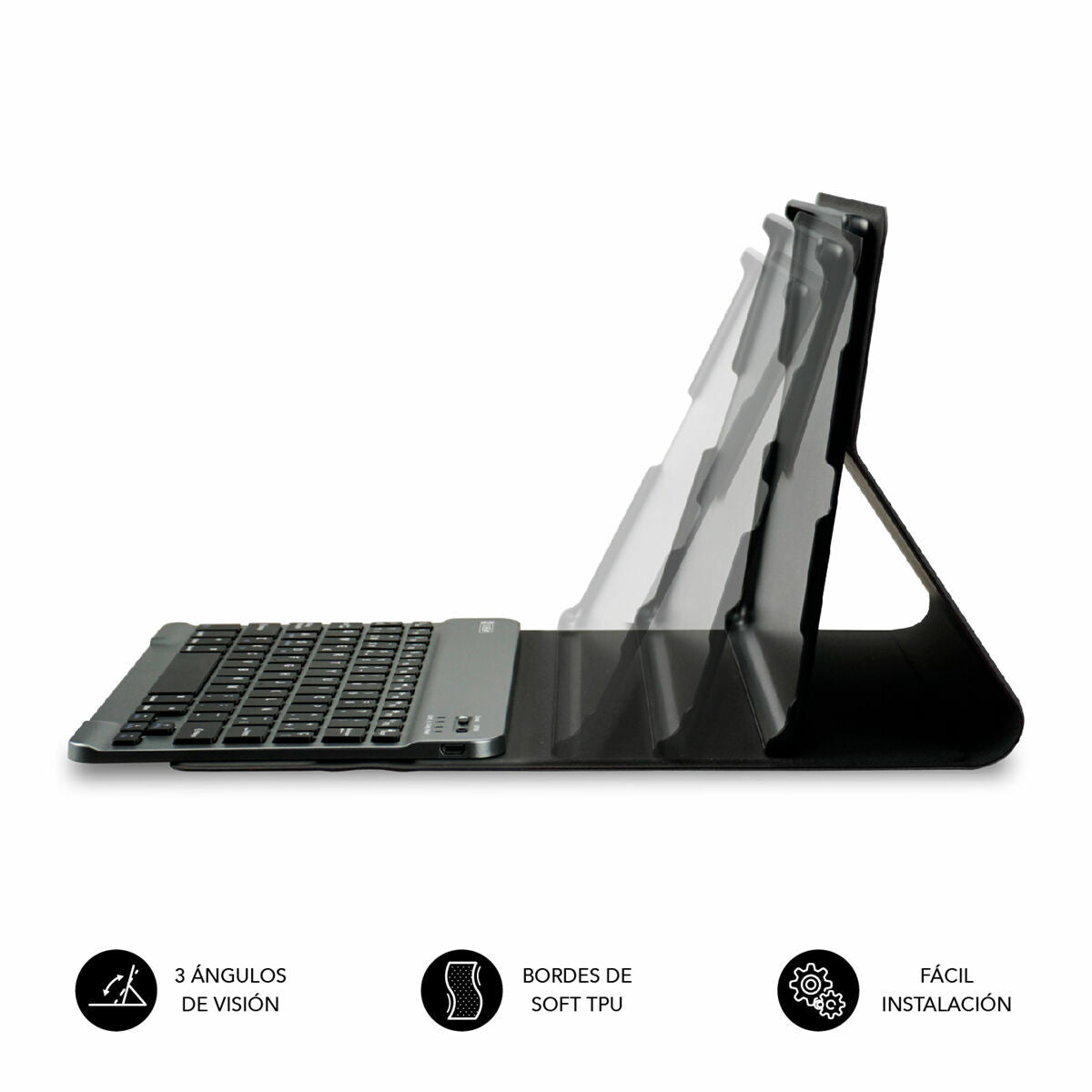 Funda para Tablet y Teclado Subblim Lenovo Tab M10 Plus Negro 10,6" Qwerty Español QWERTY