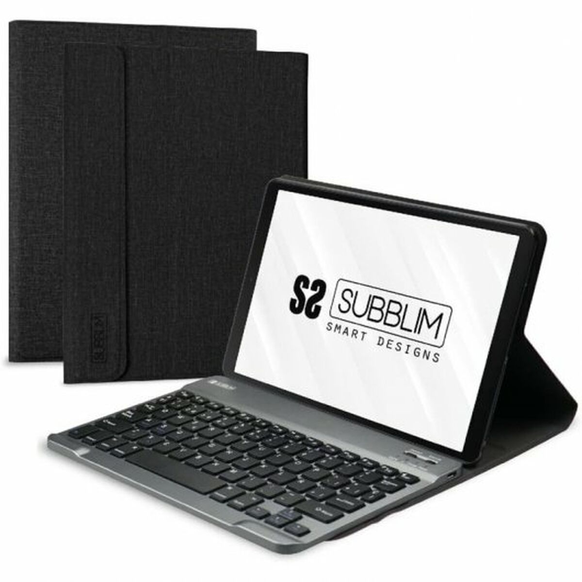 Housse pour Tablette et Clavier Subblim Lenovo Tab M10 Plus Noir 10,6" Espagnol Qwerty QWERTY